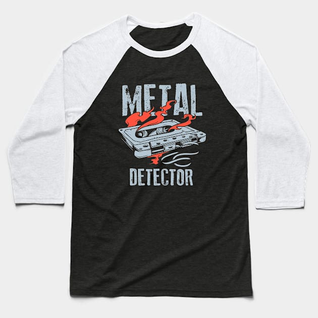 Metal Detector Baseball T-Shirt by Verboten